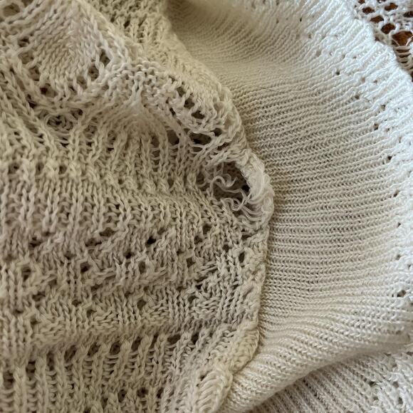 Y2k crocheted bolero white crocheted - Picture 3 of 3